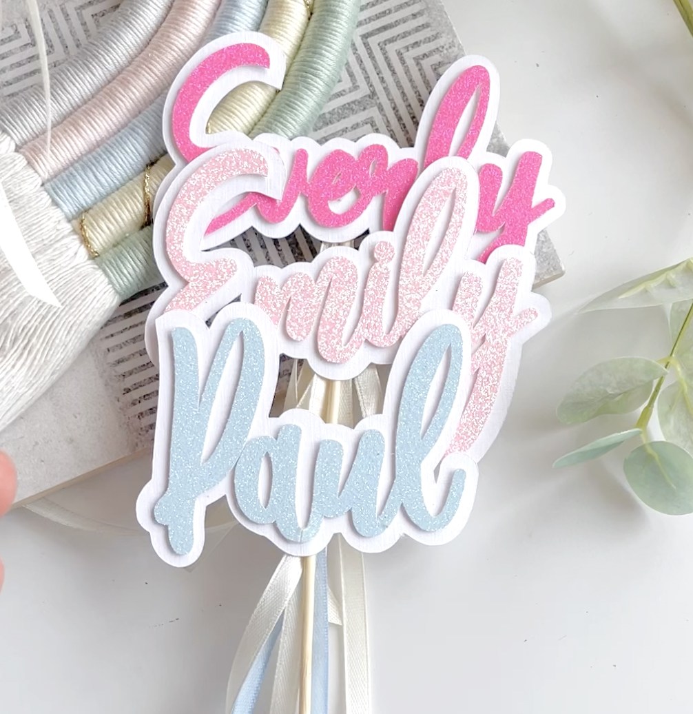 Personalised Cake Topper - Image 3