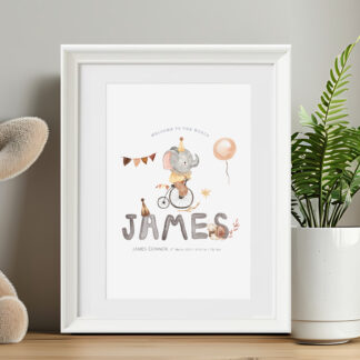 ‘Circus’ Personalised Frame