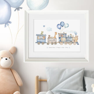 'Party on the Train' Personalised Frame