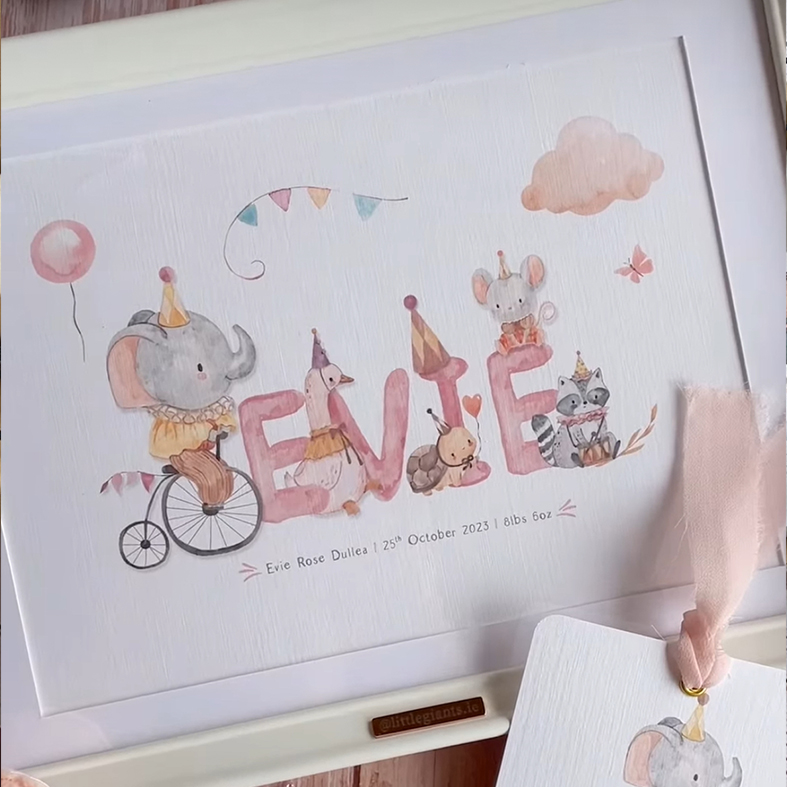 'Girls Circus' Personalised Frame - Image 3