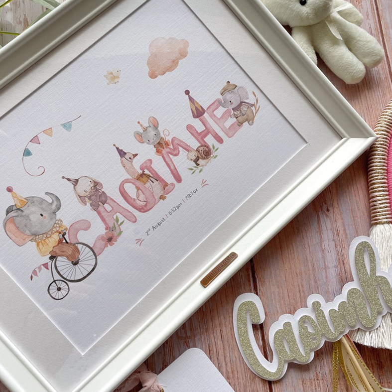 'Girls Circus' Personalised Frame - Image 2