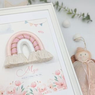 ‘Little Rainbow’ Personalised Frame