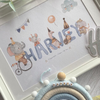 ‘Family Circus’ Personalised Frame