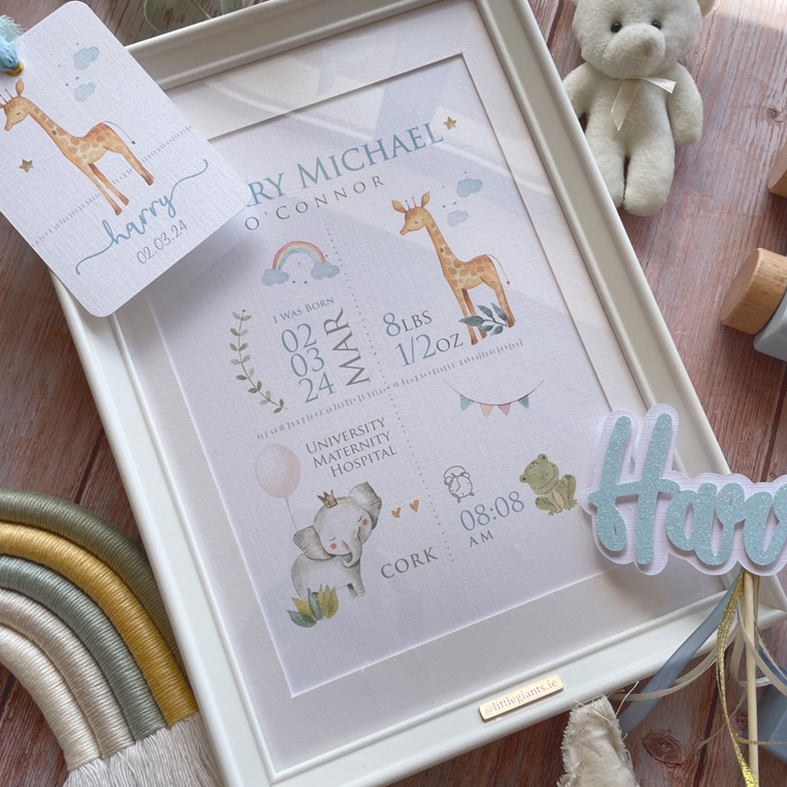 'Cute Safari' Personalised Frame - Image 3