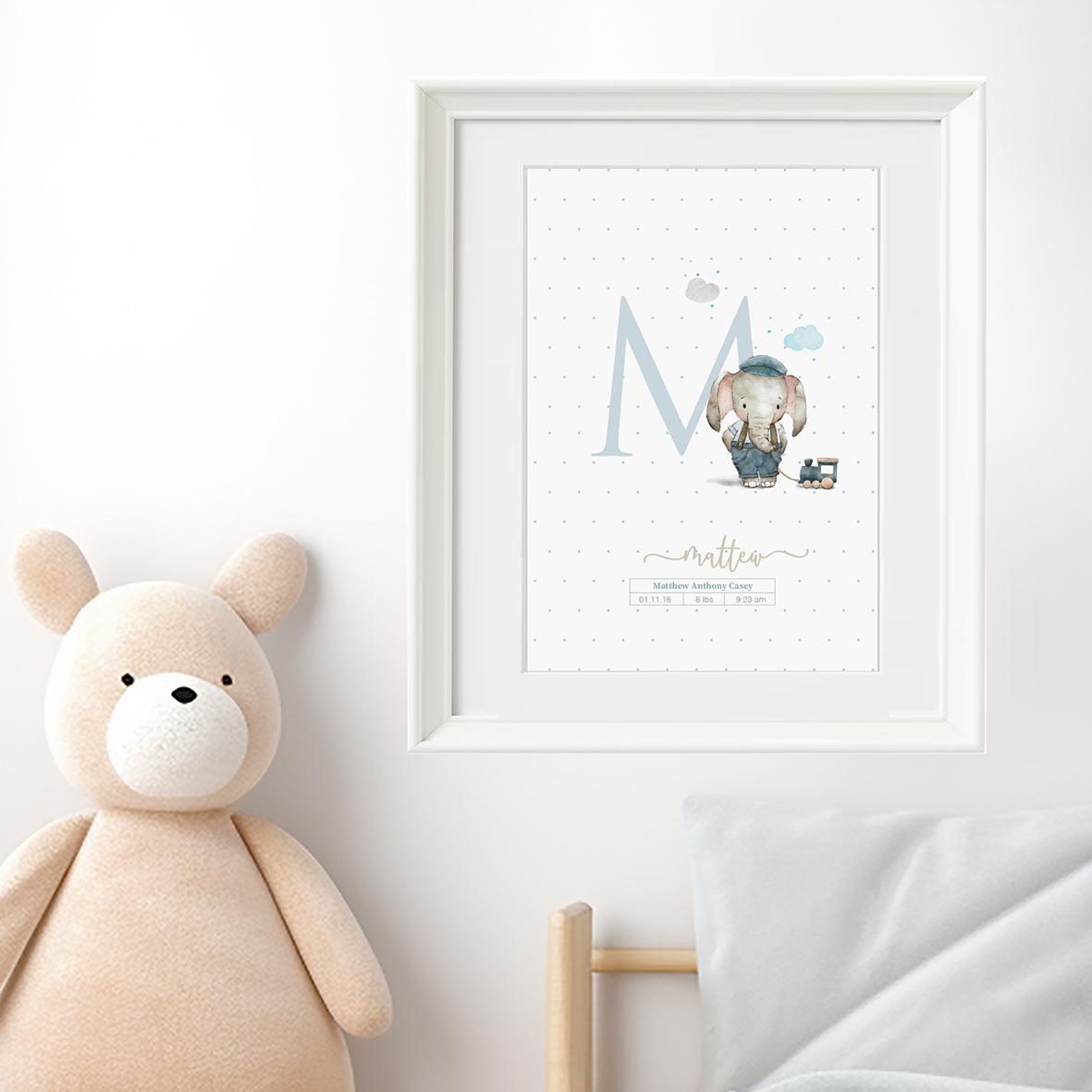 ‘Mr elephant’ Personalised Frame