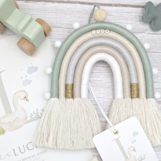 'Calm' Macramé Rainbow