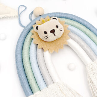 'Mr Lion, Giraffe or Bunny' Macramé Rainbow