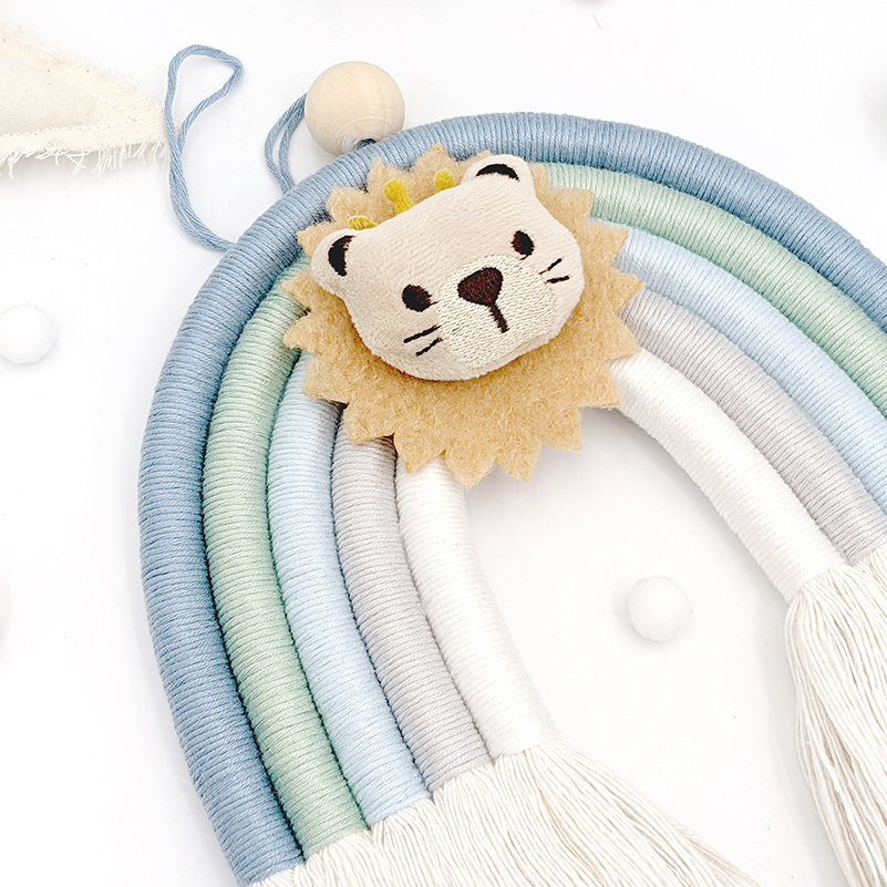 'Mr Lion, Giraffe or Bunny' Macramé Rainbow