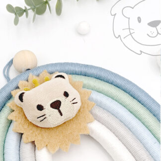'Mr Lion, Giraffe or Bunny' Macramé Rainbow