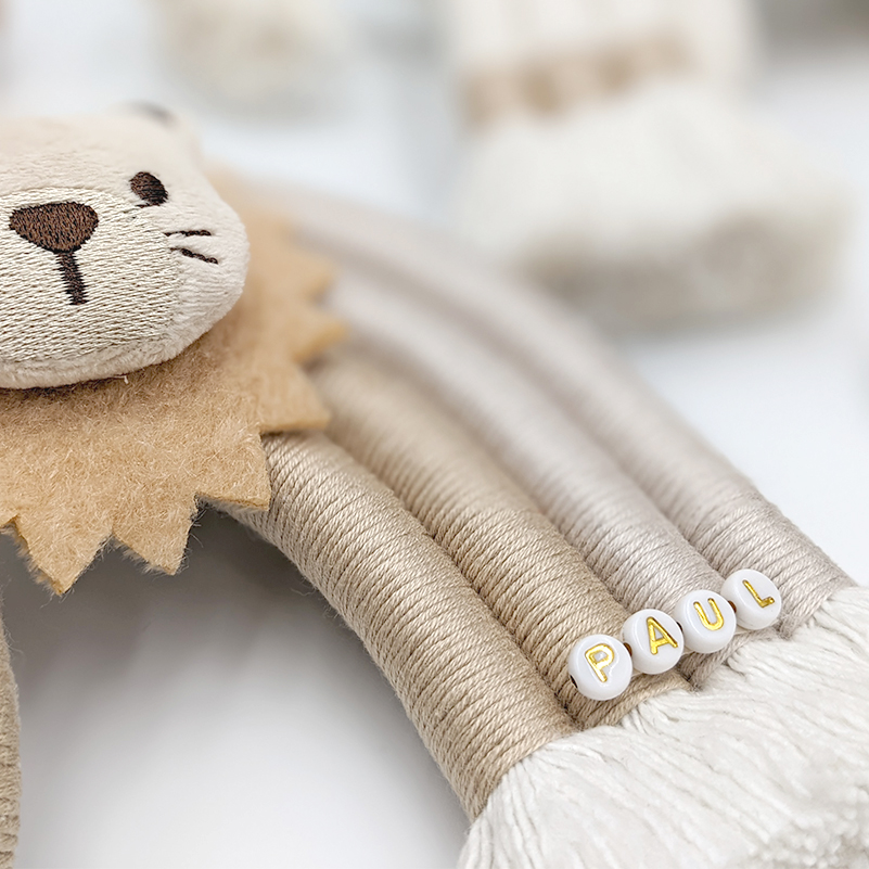 'Pure Joy Lion' Macramé Rainbow - Image 4