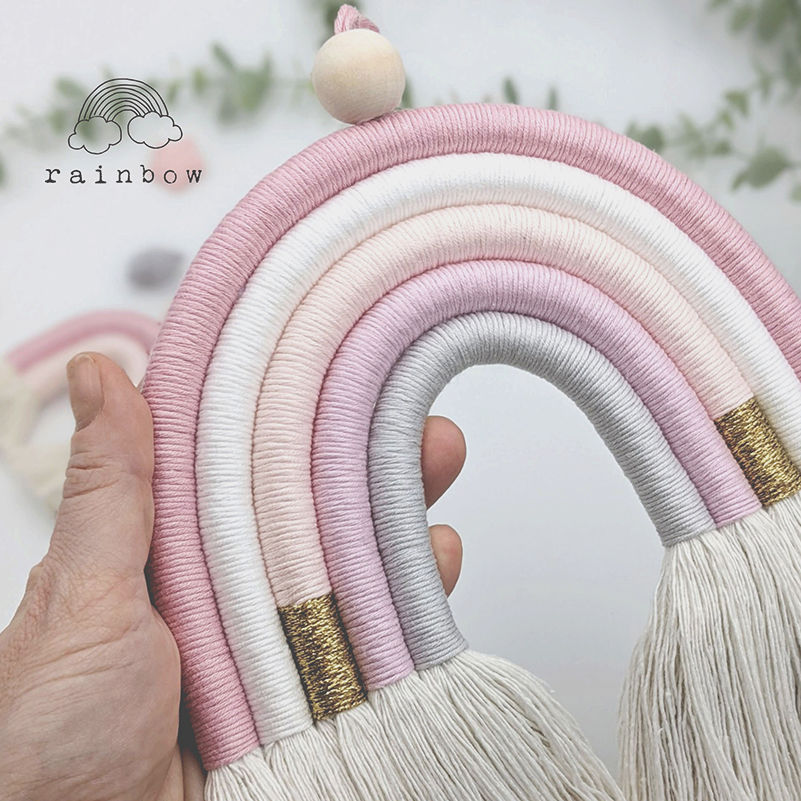 'Peony' Macramé Rainbow - Image 3