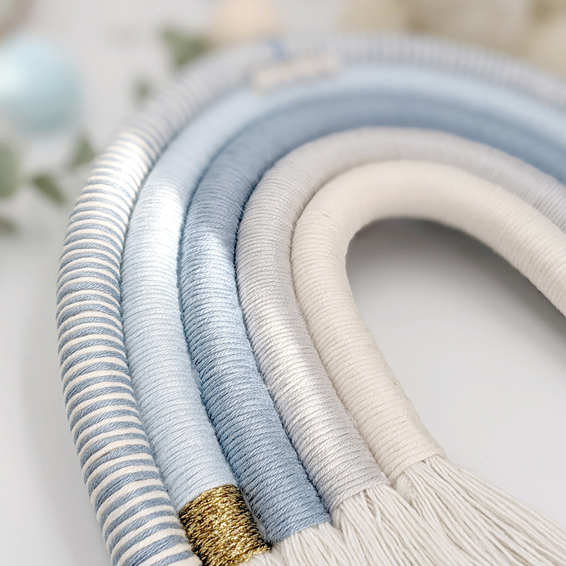 'Calm Waves' Macramé Rainbow - Image 3