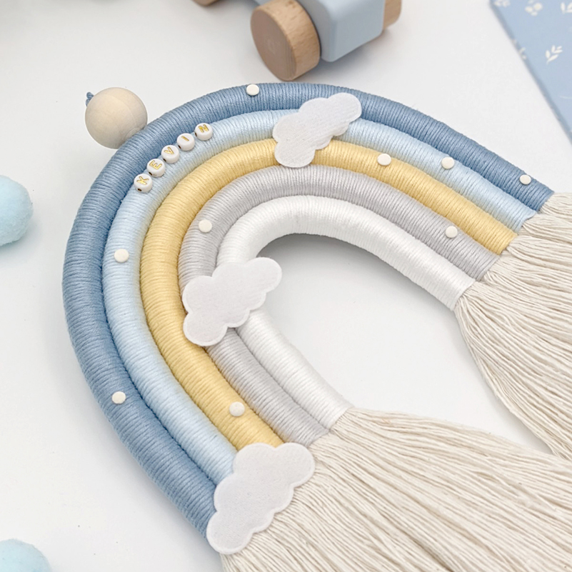 'Clouds Sky' Macramé Rainbow - Image 3