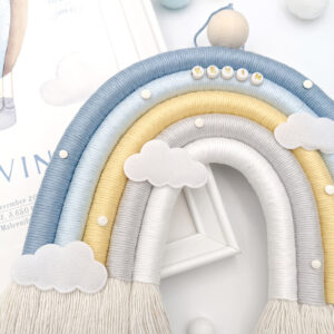 'Clouds Sky' Macramé Rainbow
