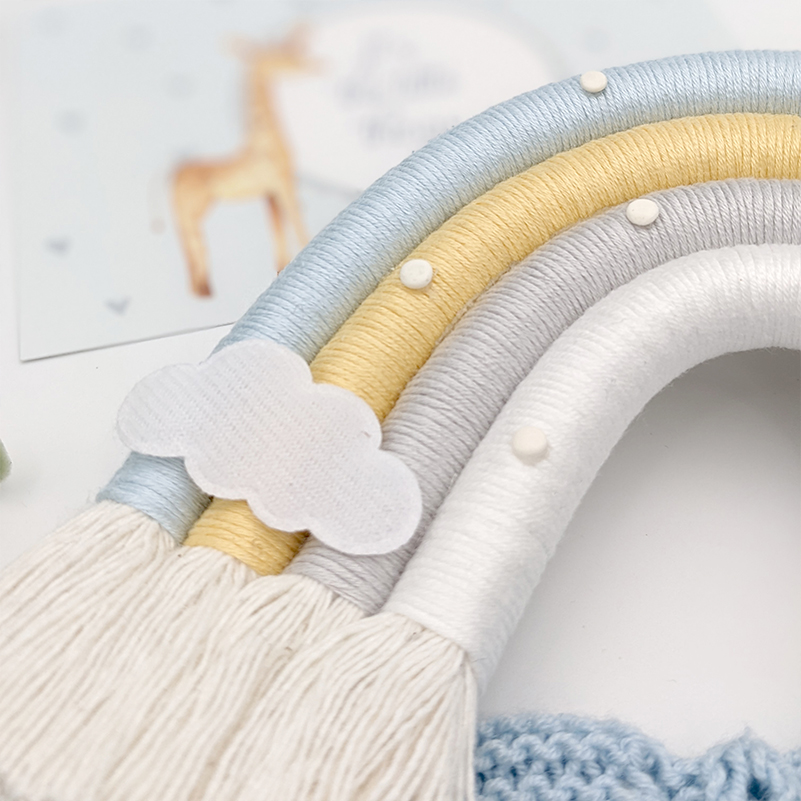 'Clouds Sky' Macramé Rainbow - Image 4