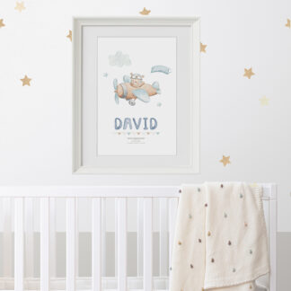 ‘Plane’ Personalised Frame