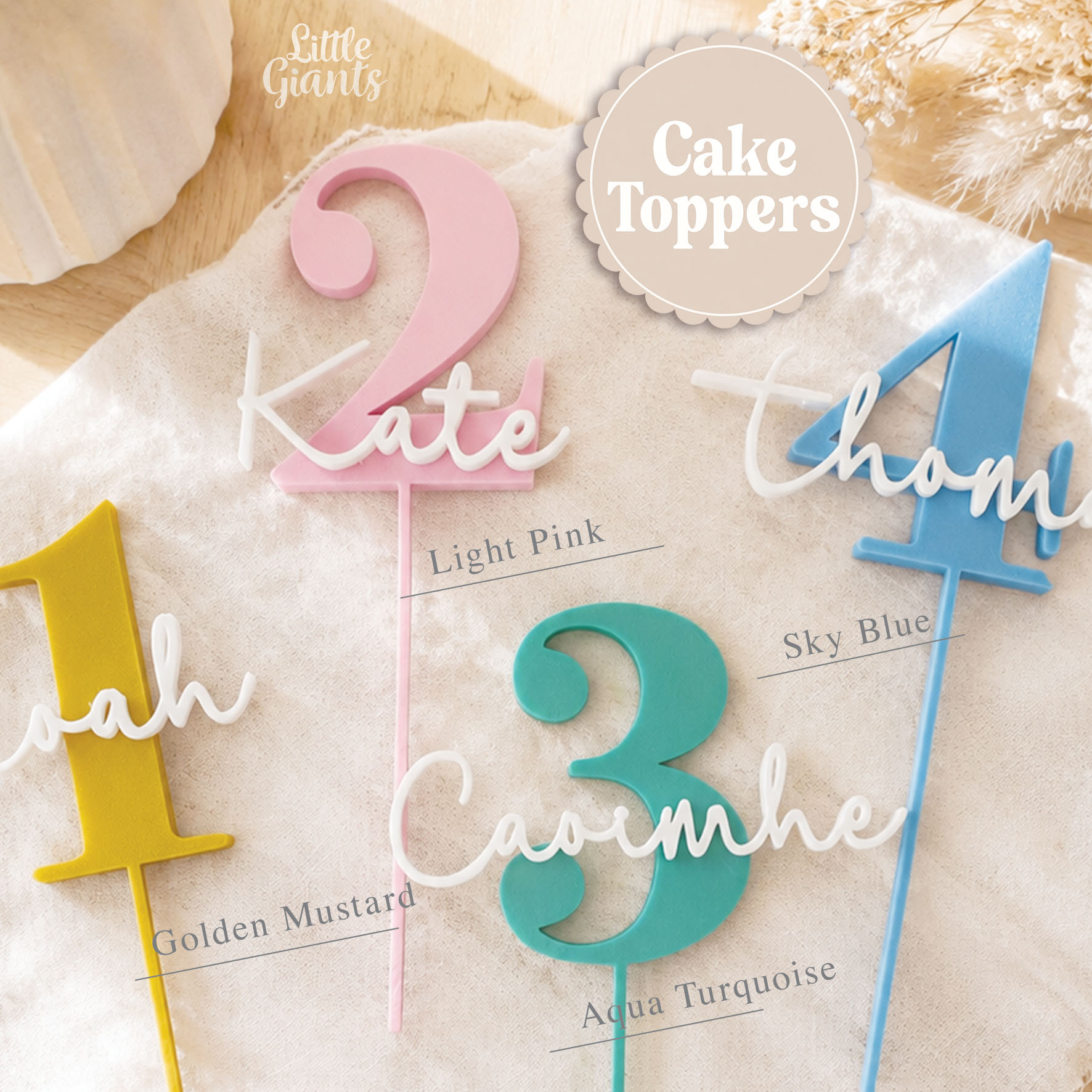 Cake Topper Numbers - Image 2